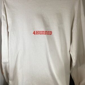 4 HUNNID By 4G 4Hunnid  Official Long Sleeve T-shirt Size Large